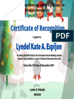 Red Geometric Waste Management Appreciation Certificate 2