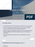 Materi Sesi 7 Analysis of Variance
