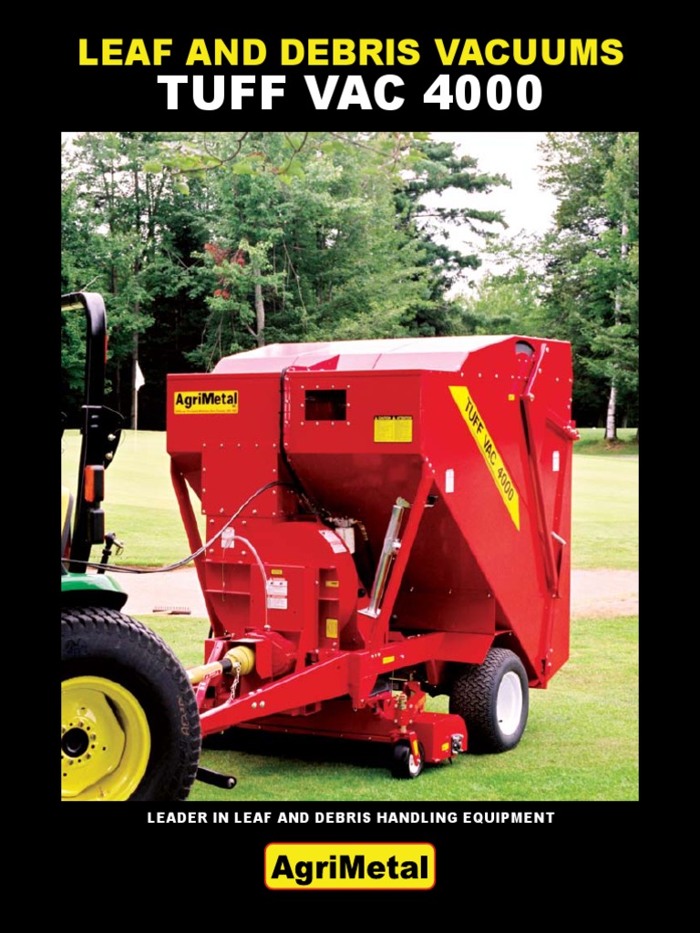 Agrimetal Tuff Vac 40001 | PDF | Vacuum Cleaner | Manufactured Goods