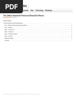 Download The Sawtooth Paracord Bracelet Weave by putnik47 SN61544678 doc pdf
