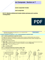 Chapitre 6.6 - Flexion Composée Suite - Poutre en T