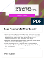 IT Act 2000/2008: Legal Framework for Cyber Security