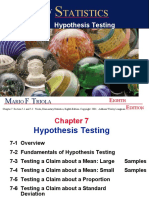 Chapter 7 Hypothesis Testing