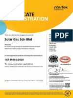 SM OSH45001 Solar Gas (1.3.21-11.4.24)