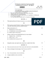 Barch 6 Sem Architectural Structure V S 2019