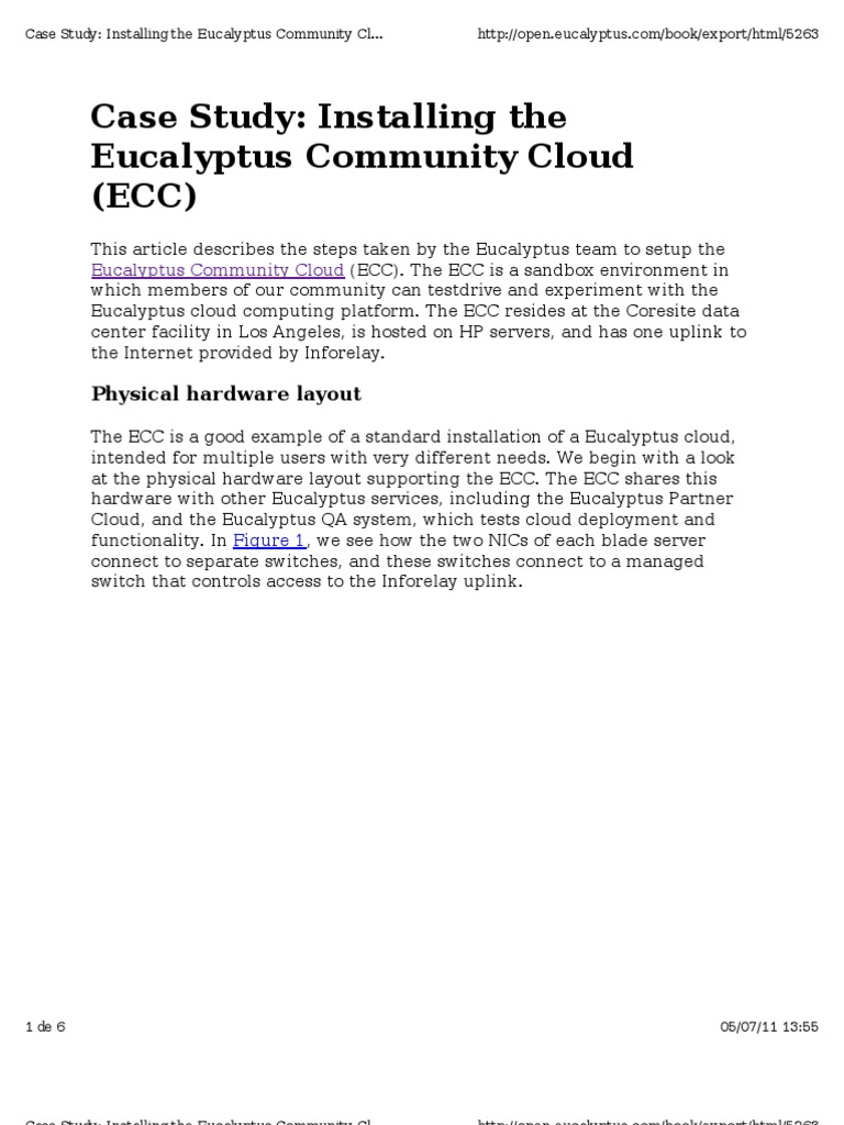 Eucalyptus Community Cloud Setup Guide | PDF | Cloud Computing ...