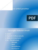 Penulisan Artikel Saleha 2013