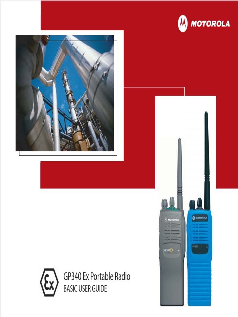 Motorola gp340 Ex Atex PDF