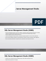 Exploring SQ L Server Management Studio