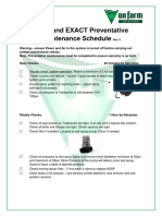 EXACT Maintenance Schedule - Large Dairy's (Rev3)