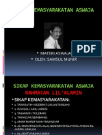 Sikap Kemasyarakatan Aswaja