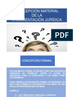 Concepción Material Frente A La Debilidad de La Norma Juridica