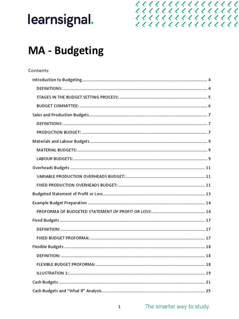 Comprehensive Guide to Budgeting Techniques | PDF | Present Value | Net ...