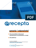 E-Recepta - Pytania I Odpowiedzi Dla Pracownikow Medycznych I Aptekarzy