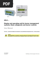 Siemens AZL2 Display Unit Manual | PDF | Electrical Wiring | Safety