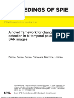 Proceedings of Spie: A Novel Framework For Change Detection in Bi-Temporal Polarimetric SAR Images