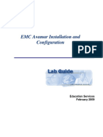 SG - EMC Avamar Installation and Configuration Lab Guide Ver C