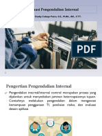 Evaluasi Pengendalian Internal: Dosen: Vicky Dzaky Cahaya Putra, S.E., M.Ak., AK., CTT