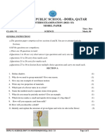 Class Vi Science Midterm Model 22