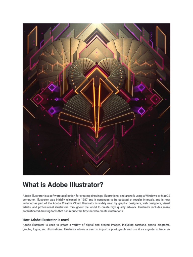 What Is Adobe Illustrator | PDF | Adobe Illustrator | Graphics