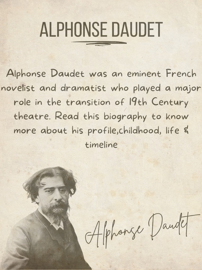 English Project On Alphonse Daudet by Nishant PDF