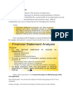 FS & Trend Analysis Report