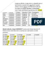 Verbul. Modul Indicativ