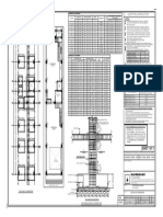 Schedule of footings and reinforcement details