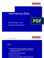 Interviewing Skills: Brianna Blaser, PHD