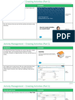 Activity Management - Creating Activities - Part 1 Script