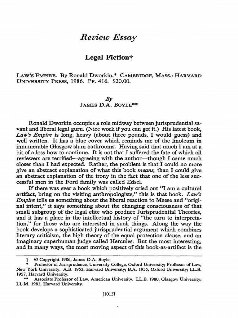 Legal Fiction PDF Science Jurisprudence
