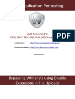 037 Bypassing Whitelists Using Double Extensions in File Uploads