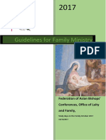 Guidelines For Family Ministry - Study Days On The Family