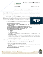 La Secretar A de Marina-Armada de M Xico Convoca A Personal Civil para Formar Parte de Sus Filas Como Marinero de Infanter A de Marina.