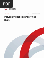 Polycom Realpresence Web Suite Guide