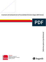 Informe para El Profesional PAI-I ANT