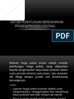 Sistem Perhitungan Berdasarkan Proses (Process Costing)