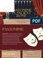 Pantomime in Ancient Rome