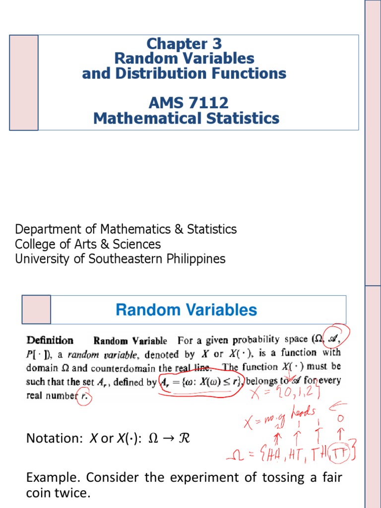 Chapter 3 random variables and distribution functions pdf