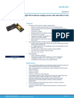 Time-of-Flight 8x8 Multizone Ranging Sensor With Wide Field of View