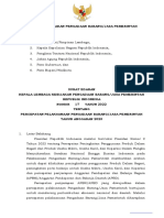 Surat Edaran Kepala LKPP Nomor 17 Tahun 2022 Tentang Percepatan Pelaksanaan PBJ Pemerintan TA 2023