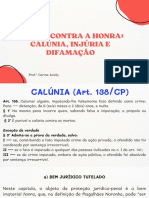 Direito Penal - Crimes Contra A Honra