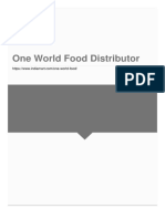 One World Food Distributor