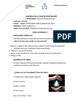 TAREA 3 de BIOFISICA - Propiedades Fisicoquimicas Del Agua - Alain Rodríguez Vargas