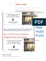 250+ TOP MCQs On Database Design Process and Answers