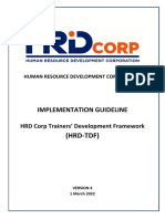 Guidelines of HRD-TDF 2022