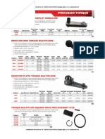 Multiplicador de Torsion de 20 2200 FT LB j6222 Proto Catalogo Ingles