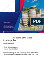 Feb 12, 2022 AY21S2 FM BE & CG Intake 5 World Bank Ethics Self Assessment Test
