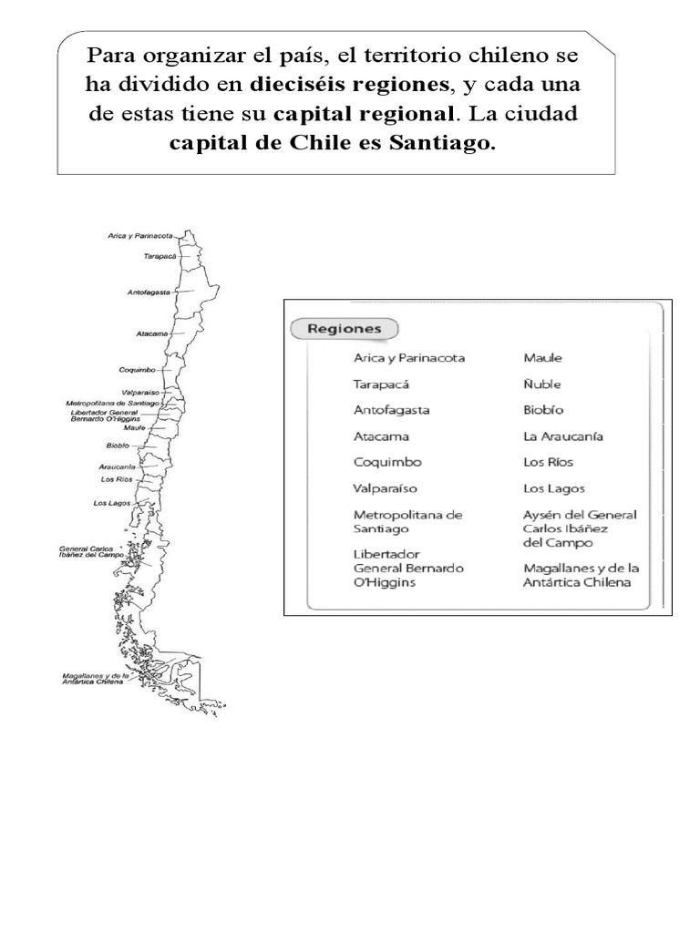 Regiones De Chile Pdf