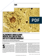 News in Focus: Alzheimer'S Drug Slows Mental Decline in Trial - But Is It A Breakthrough?